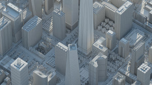 3D City Downtown H